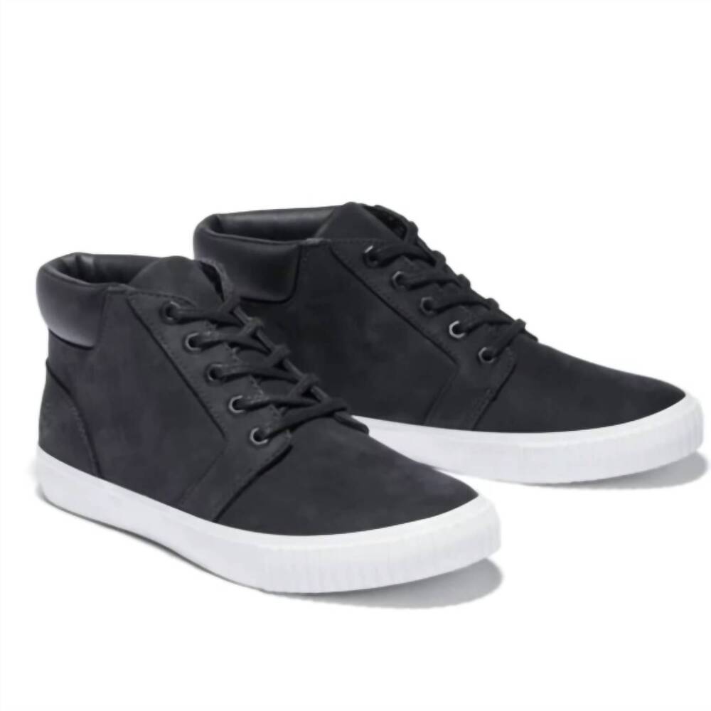 NEW TIMBERLAND women's skyla bay chukka sneakers in black nubuck